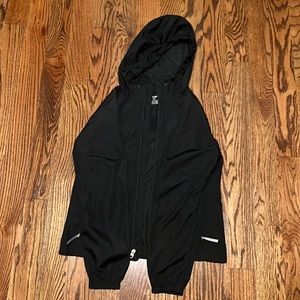 Eddie Bauer Black Packable Raincoat size xs